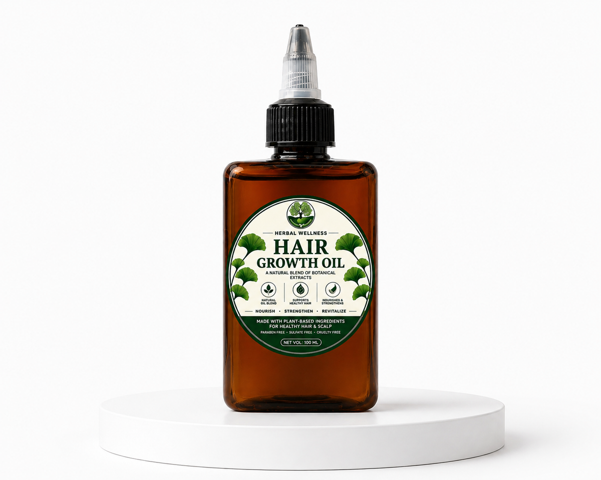 🌿 Herbal Wellness Hair Growth Oil